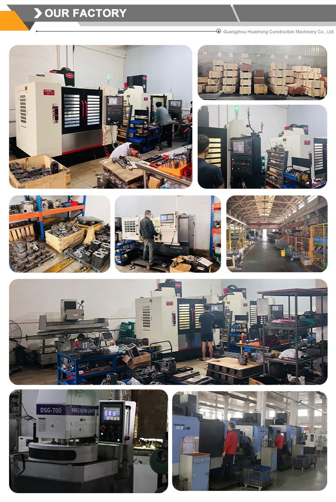 H-STAR equipment and parts handled through the Guangzhou warehouse